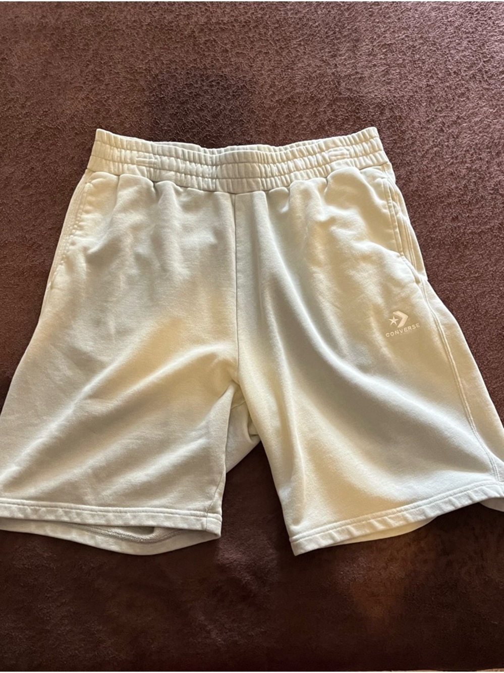 Converse Unisex Light Green Athletic Logo Shorts